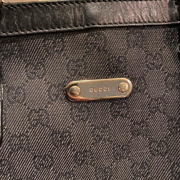 GUCCI Canvas Monogram Tote - Picture 7 of 8